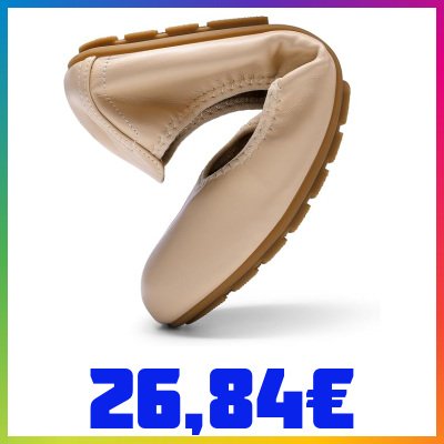 DREAM PAIRS Ballerine Donna Pieghevoli Leggere Suola PVC leggera, soletta a tre strati, pieghevoli 360°, per viaggi e lunghe camminate.